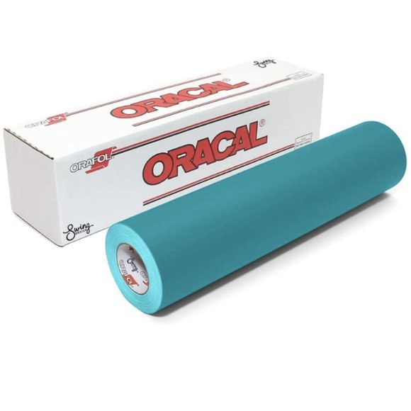 12" x 5 Feet TURQUOISE BLUE Oracal 651 Cricut Hobby Craft Decal Vinyl Sticker - Picture 1 of 3